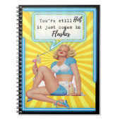Funny Notebook Journal Best Friend Gift "Flash" Notizblock (Vorderseite)