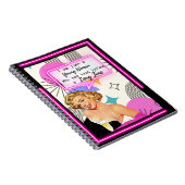Funny Notebook Journal Best Friend Gift "Young" Notizblock (Rechte Seite)
