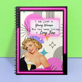 Funny Notebook Journal Best Friend Gift "Young" Notizblock