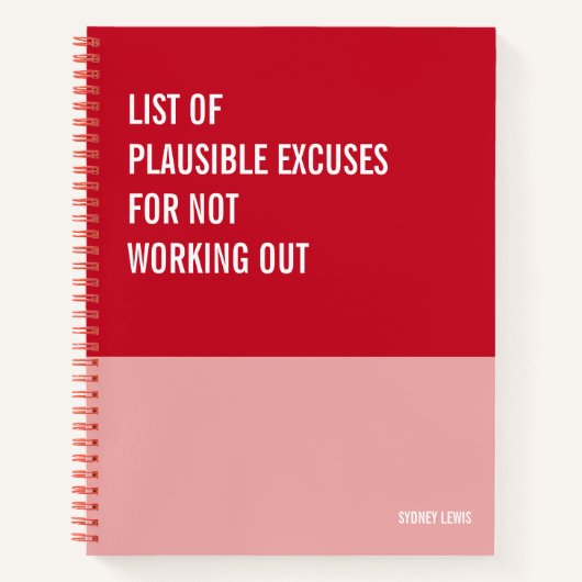 Funny Notebook, Snarky Writing Pad Journal, Hinwei Notizblock (Vorderseite)