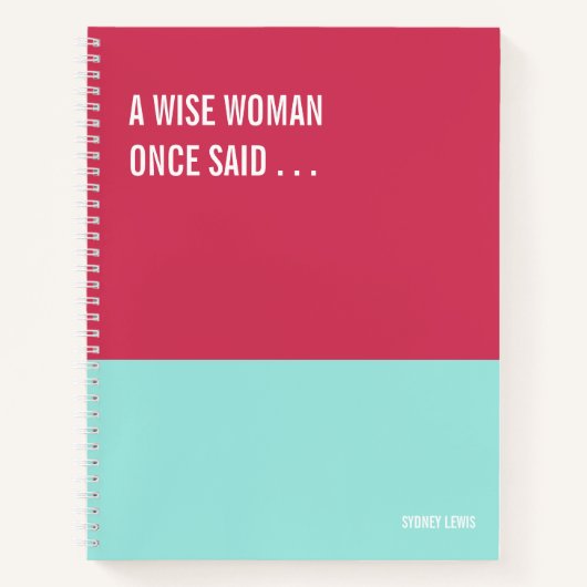 Funny Notebook, Snarky Writing Pad Journal, Hinwei Notizblock (Vorderseite)