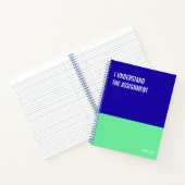 Funny Notebook, Snarky Writing Pad Journal, Hinwei Notizblock (Innenseite)