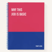 Funny Notebook, Snarky Writing Pad Journal, Hinwei Notizblock (Vorderseite)