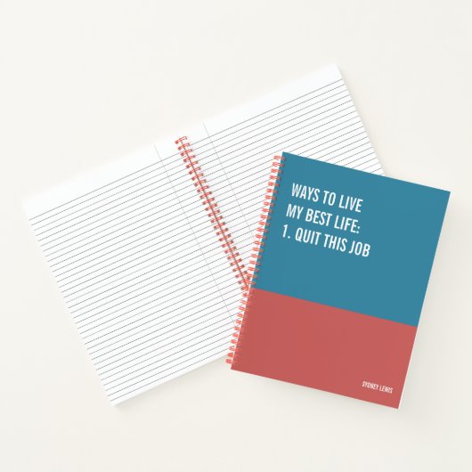 Funny Notebook, Snarky Writing Pad Journal, Notizblock (Innenseite)