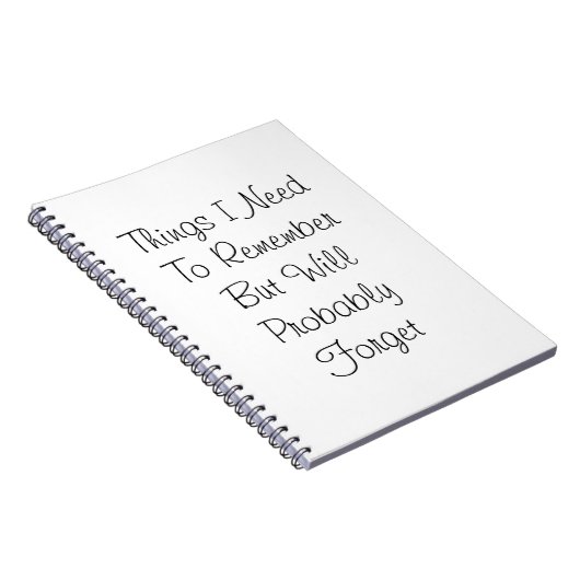 Funny Notebook Spirale Notizblock (Rechte Seite)