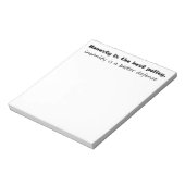 Funny notebooks gib Büro Humor einzigartige Gesche Notizblock (Rotiert)