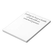 Funny notebooks gib Büro Humor einzigartige Gesche Notizblock (Rotiert)