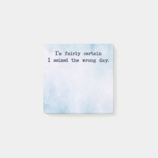 Funny Notepad | Seize the Day | Office Notes Post-it Klebezettel