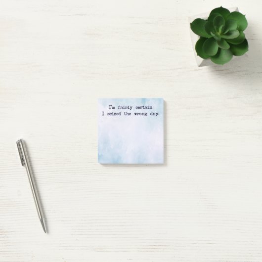Funny Notepad | Seize the Day | Office Notes Post-it Klebezettel (Büro)