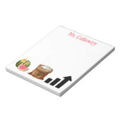 Funny notepad Song Pun Watermelon Zucker Notizblock (Rotiert)