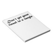 Funny notepad Unikate Geschenke Büro Geschenk Notizblock (angewinkelt)