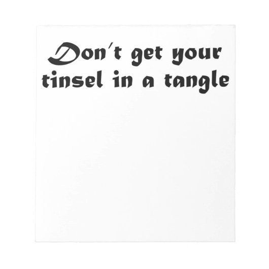 Funny notepad Unikate Geschenke Büro Geschenk Notizblock (Vorderseite)