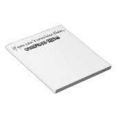 Funny notepads Unikate Office Gag Witz Geschenke S Notizblock (angewinkelt)