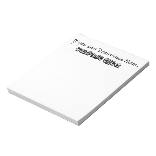 Funny notepads Unikate Office Gag Witz Geschenke S Notizblock (Rotiert)