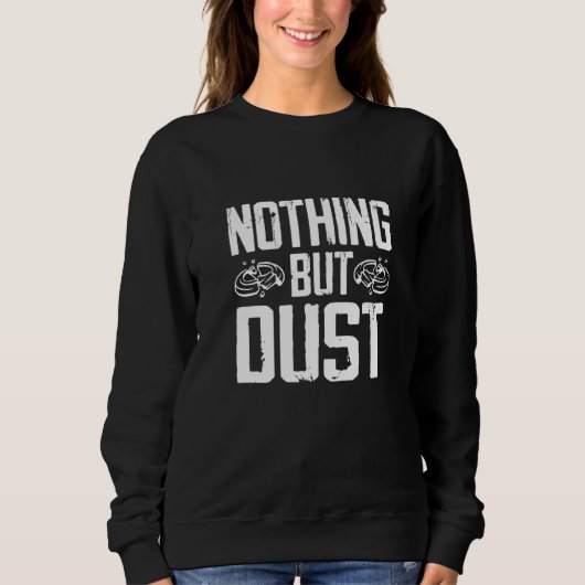 Funny Nothing But Dust - Trap Shooting Premium_3 Sweatshirt (Vorderseite)