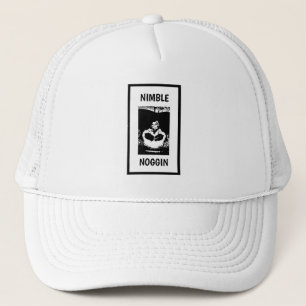 Funny Novelty Baseball NIMBLE NOGGIN Truckerkappe