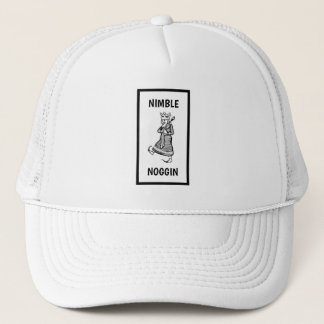 Funny Novelty Baseball NIMBLE NOGGIN Truckerkappe
