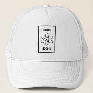 Funny Novelty Baseball NIMBLE NOGGIN Truckerkappe