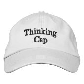 Funny Novelty bestickt Baseball Denken GAP Bestickte Baseballkappe (Vorderseite)