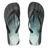 Funny Novelty Bone X-Ray Halloween Badesandalen (Fußbett)