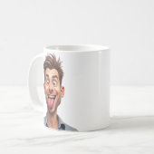 Funny Novelty BRONX CHEER Office Geschenk Kaffeetasse (Vorderseite Links)