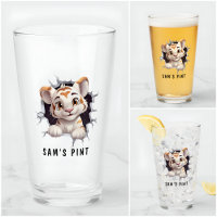 Funny Novelty Cartoon Niedlich Tiger Kurz Name Par