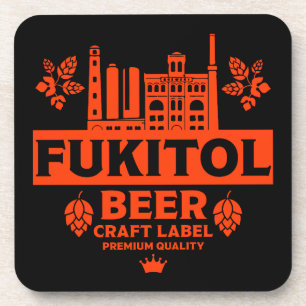 Funny Novelty Christmas Beer Labels Getränkeuntersetzer
