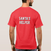 Funny Novelty Christmas SANTA'S ELF ANZUG COSTUME T-Shirt (Rückseite)