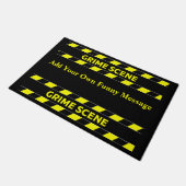 Funny Novelty Crime Scene Door Mat Fußmatte (Schrägansicht)
