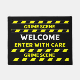 Funny Novelty Crime Scene Door Mat Fußmatte