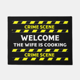 Funny Novelty Crime Scene Door Mat Fußmatte
