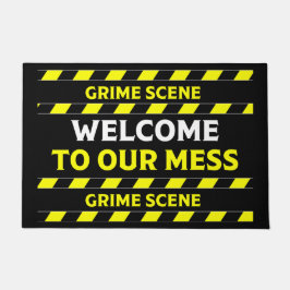 Funny Novelty Crime Scene Door Mat Fußmatte
