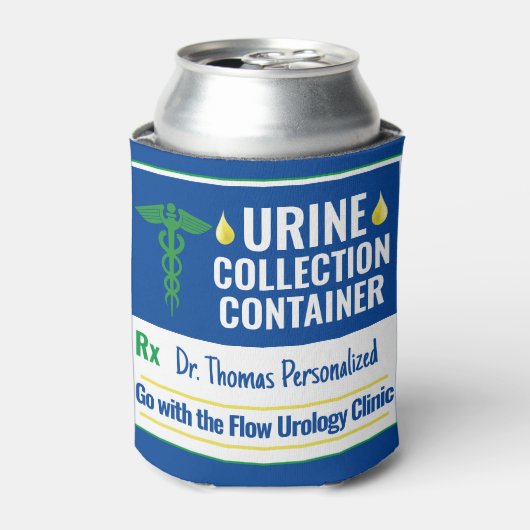 Funny Novelty Doctor Nurse Urine Collection Custom Dosenkühler (Kanne Vorderseite)