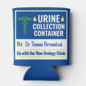 Funny Novelty Doctor Nurse Urine Collection Custom Dosenkühler (Rückseite)