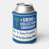 Funny Novelty Doctor Nurse Urine Collection Custom Dosenkühler (Kanne Rückseite)