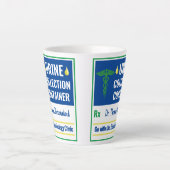 Funny Novelty Doctor Nurse Urine Collection Custom Milchtasse (Vorderseite)