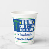 Funny Novelty Doctor Nurse Urine Collection Custom Pappbecher (Vorderseite)