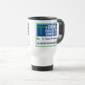 Funny Novelty Doctor Nurse Urine Collection Custom Reisebecher (VorderseiteRechts)