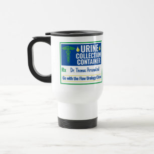 Funny Novelty Doctor Nurse Urine Collection Custom Reisebecher