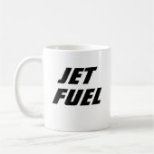 Funny Novelty Gift Idee JET FUEL Kaffee Tasse (Links)