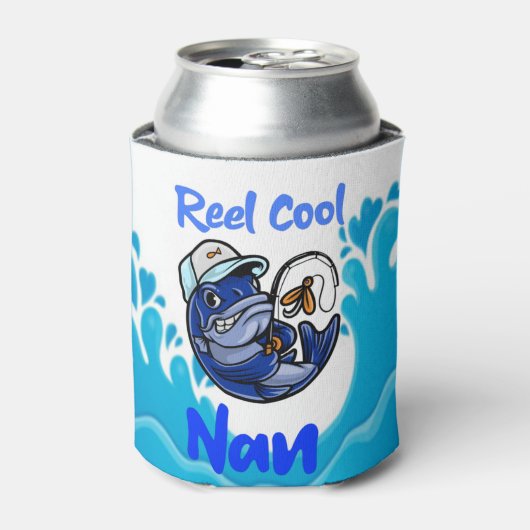 Funny Novelty Gift Joke Reel Cool Nan Dosenkühler (Kanne Vorderseite)