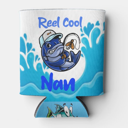 Funny Novelty Gift Joke Reel Cool Nan Dosenkühler (Vorderseite)