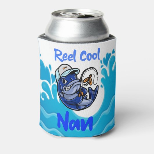 Funny Novelty Gift Joke Reel Cool Nan Dosenkühler (Kanne Rückseite)