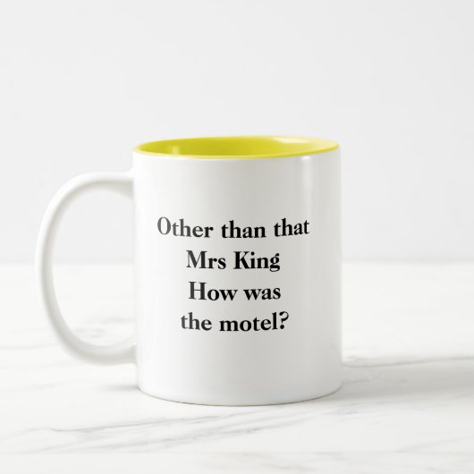 Funny Novelty-Kaffee, anders als diese FRAU. KING Zweifarbige Tasse (Links)