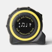Funny Novelty Music Musical Pun Spaß Tape Measure Maßband (Vorderseite)
