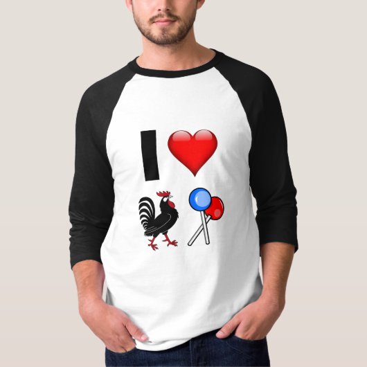 Funny Novelty Rooster Sucker T - Shirt (Vorderseite)