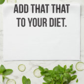 Funny Novelty Spaß - Das Schneiden ist glutenfrei Geschirrtuch (Gefaltet)