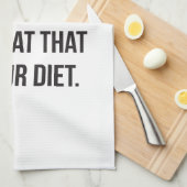 Funny Novelty Spaß - Das Schneiden ist glutenfrei Geschirrtuch (Viertel Falte)