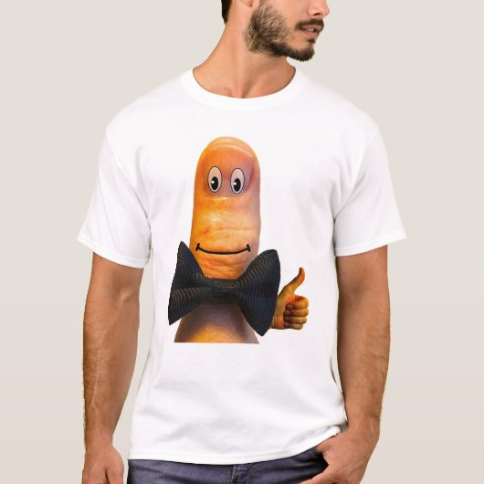 Funny Novelty Teens Uni Thumbs Up T-Shirt (Vorderseite)