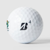 Funny Novelty Water Hole Vorname Golfball (Logo)